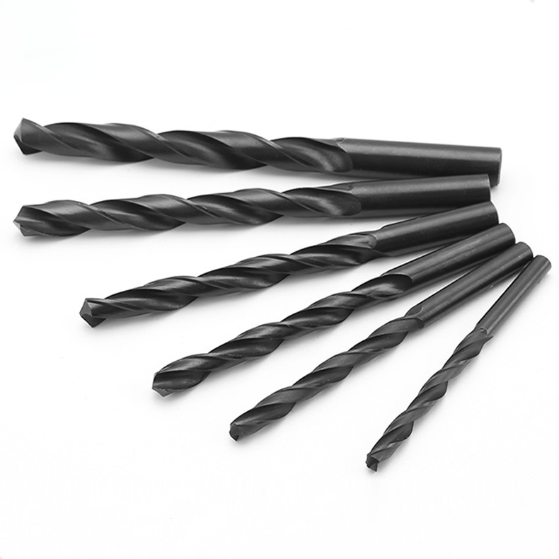 Black Oxide Steel Drill Bit Metalworking Tools Carbide Straight Shank Drill Bit