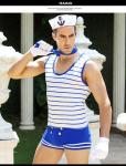 Mixed Color Sexy Sailor Cosplay Sleeveless Sexy Sailor Moon Costume Bodysuit