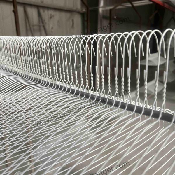 Stylish Wired Cloth Hanger 18inch 45cm Length Perfect for Displaying Garments