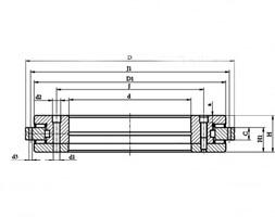 China YRT Rotary Table Bearings YRT460 for Excavating Equipment wholesale