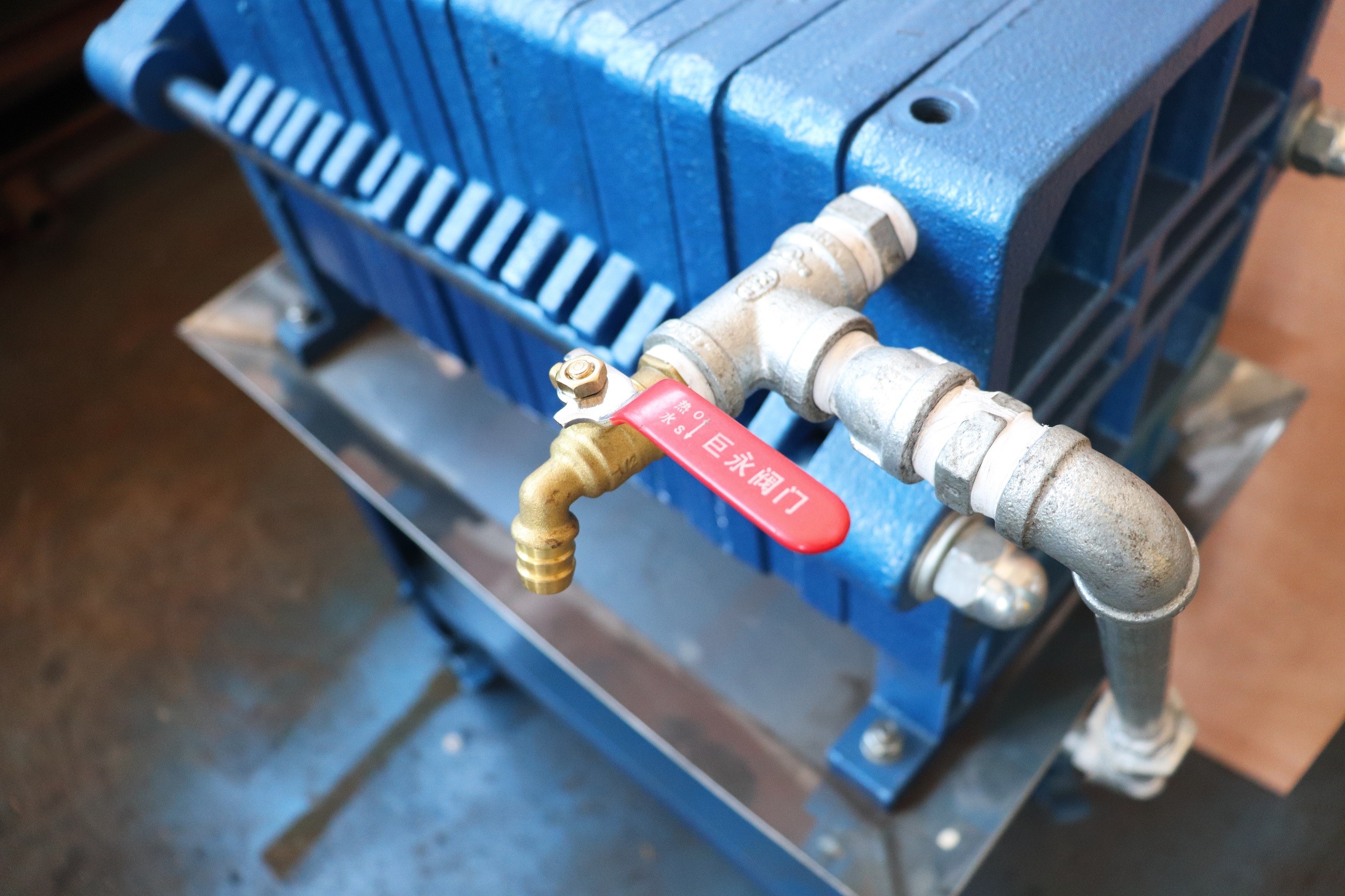 Vegetable Hydraulic Oil Filter Machine High Yield Rate Carbon Steel
