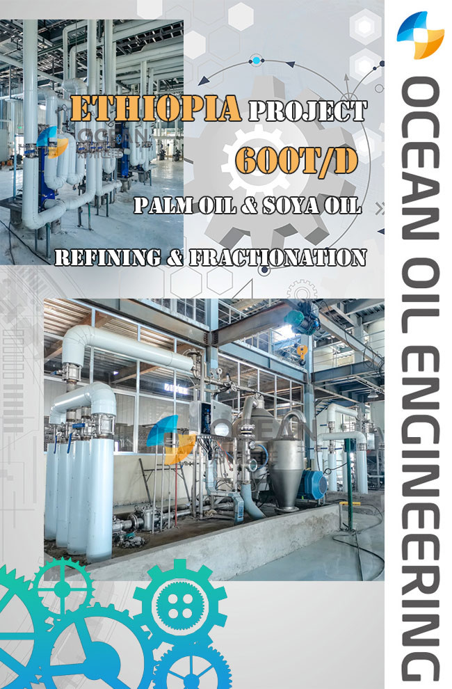 Edible Palm Soybean Oil Refining Machine With Deodorizing