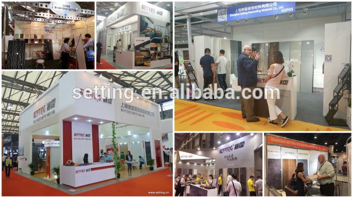 Wood grain acrylic sheet faced mdf for furniture