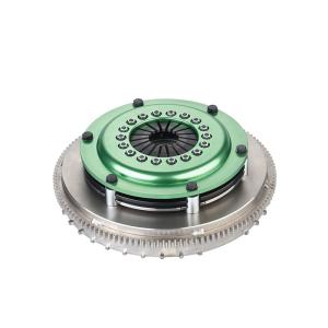 China Racing Clutch Twin Disc Clutch Kits made from 4140 steel fit Nissan Z35/370Z 24T 200mm Friction Plate wholesale