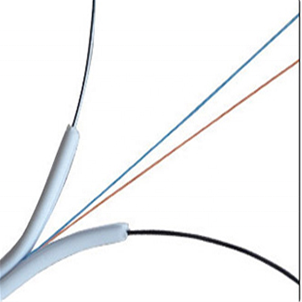 Low friction 1/2/4/6/8/12 Cores drop FTTH flat fiber optical cable