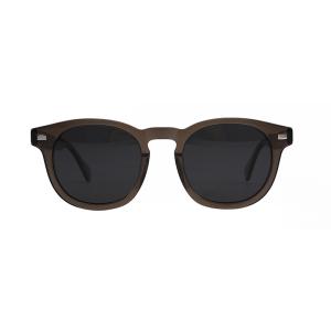 China Women Round Acetate Sunglasses , Polarized Driving Sun Glasses wholesale