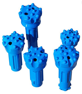 CIR 90 High Manganese Steel DTH Hammer Bit Low Pressure For Ore Mining