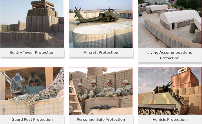 Defensive Bastion 50 × 50 mm Gabion Barrier For Military Defense And Flood Protection