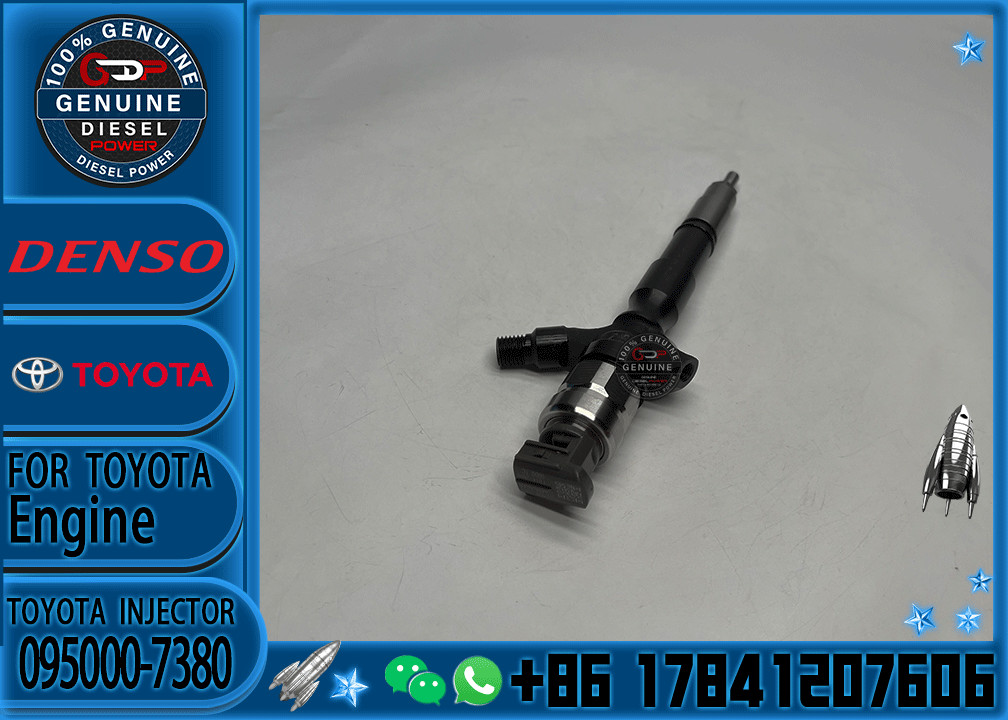 Common Rail Fuel Injector 23670-30240 095000-7380 Fuel Injector For Toyota 2KD-FTV