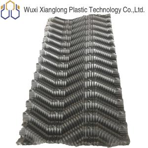 China Black Blue PVC Cooling Tower Fill Pack Honeycomb Fill 500mm 0.32-0.6mm wholesale