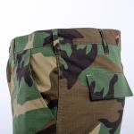 Woven Military Men Tactical Short Pants OEM Waterproof Woodland Camo