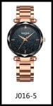 KINYUED women high quality quartz movement Stainless steel band women waterproof