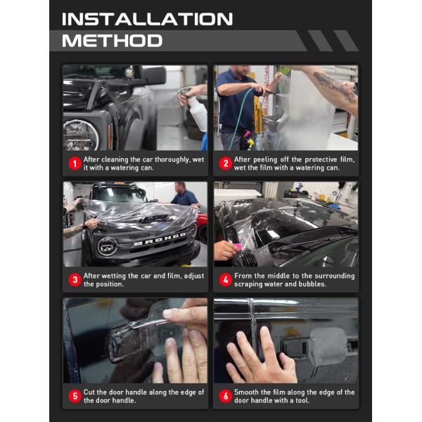 6.5mil Self Healing Color Changing TPU Car Wrap Film Matte Glossy