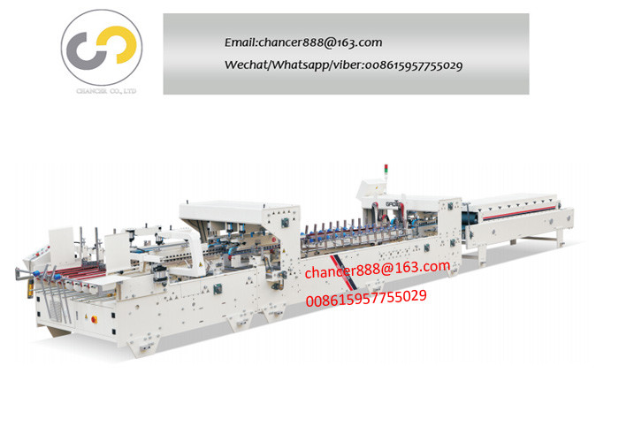 Automatic Corrugated Box Folder Gluer Machine, Carton folder gluer