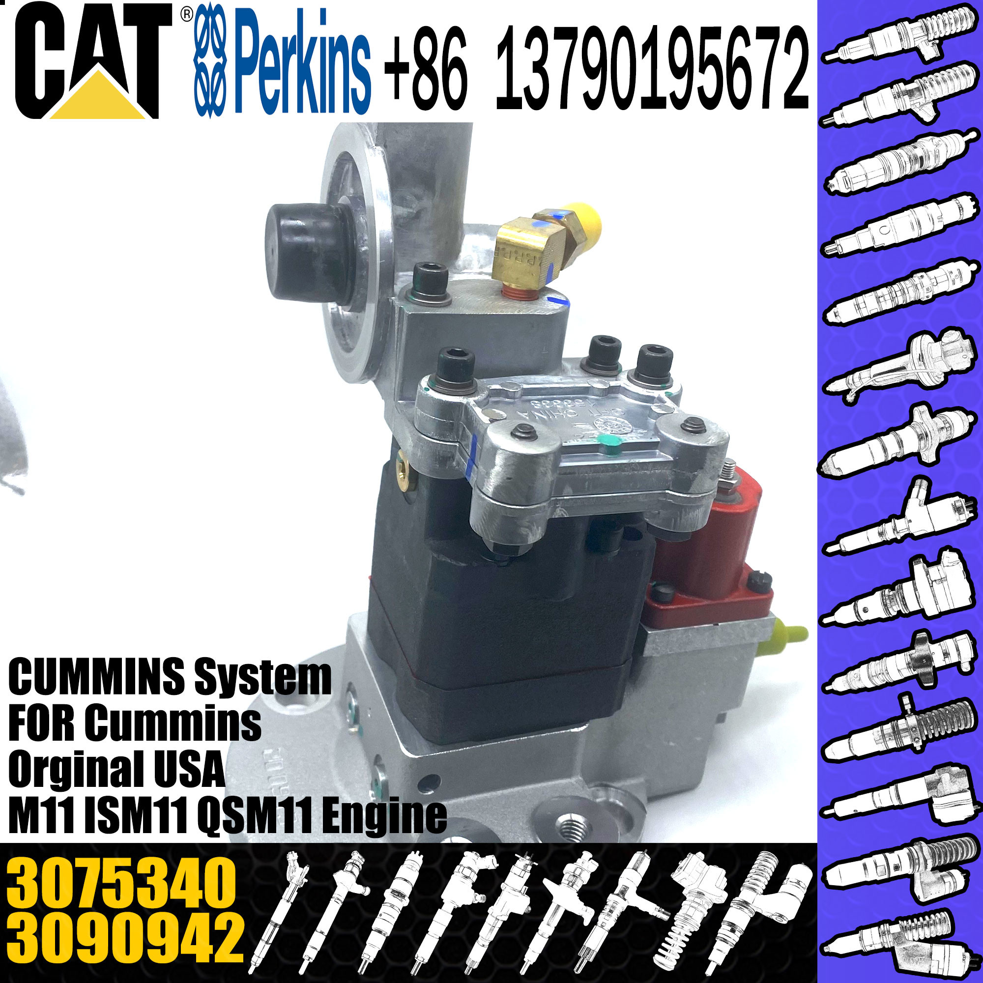 OTTO M11 ISM N14 ISM11 QSM11 3090942 3075340 3041800 3060492 4010254 3417674 3068771 3069221 4954877 3075340 Fuel Pump