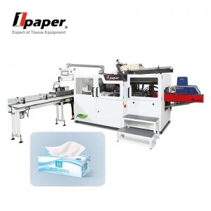 China Full Automatic Facial Tissue Paper Plastic Film Packing Machine with 8.87KW Power on sale