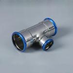 304L / 316L Stainless Steel Press Pipe Fittings 2 Years Warranty