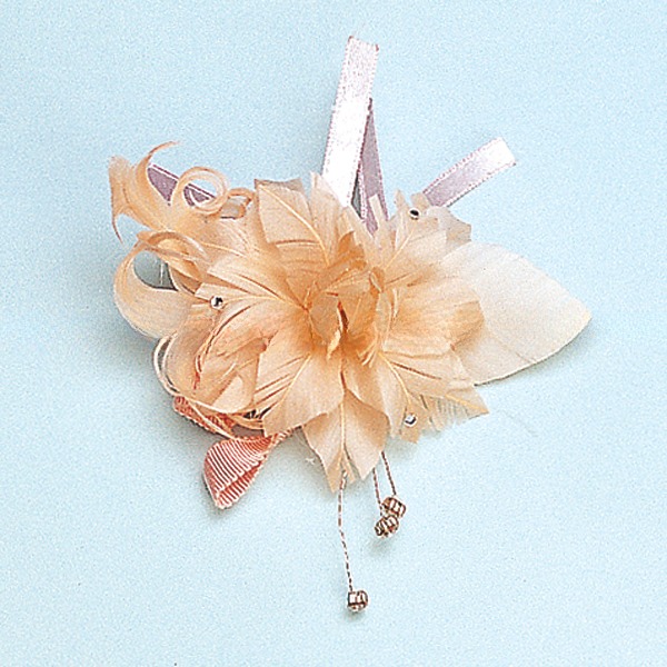 Goose Feather Flower Mount with Wire Accessory in 10*20 cm Measurement
