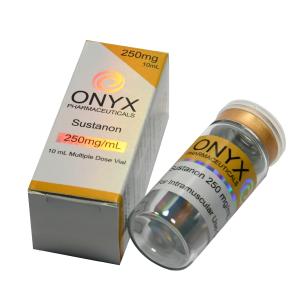 China Oilproof Holographic Packaging Boxes , 59mm High Vial Box Packaging wholesale