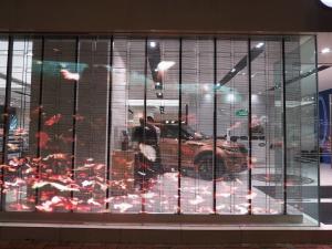 China 500x1000mm Transparent LED Display Noiseless Working For Advertising wholesale