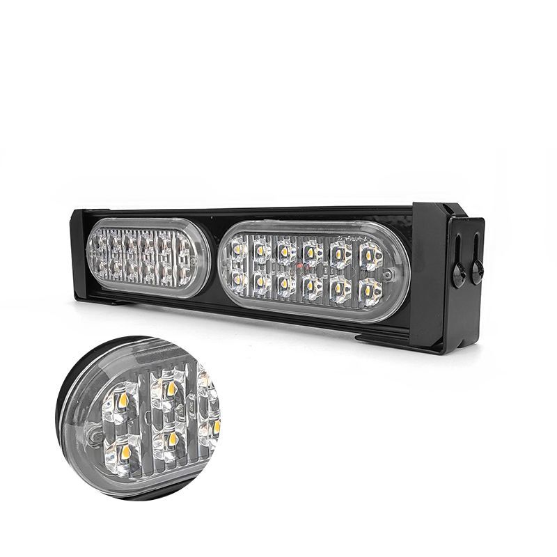 COB LED Strobe Light Flashing Mode Magnet Base Car Traffic Emergency Light Bar Danger Warning Flash White