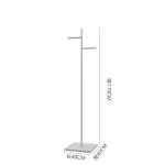 Iron Free Standing Clothes Rack , Polished TGL Clothing Display Rack