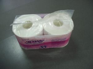 China 100g Bathroom Home Toilet Tissue Paper Roll , 2 Rolls Per Bag wholesale