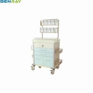 China 645 X 470 X 955mm Steel Anaesthesia Cart Anesthesia Trolley Instrument wholesale