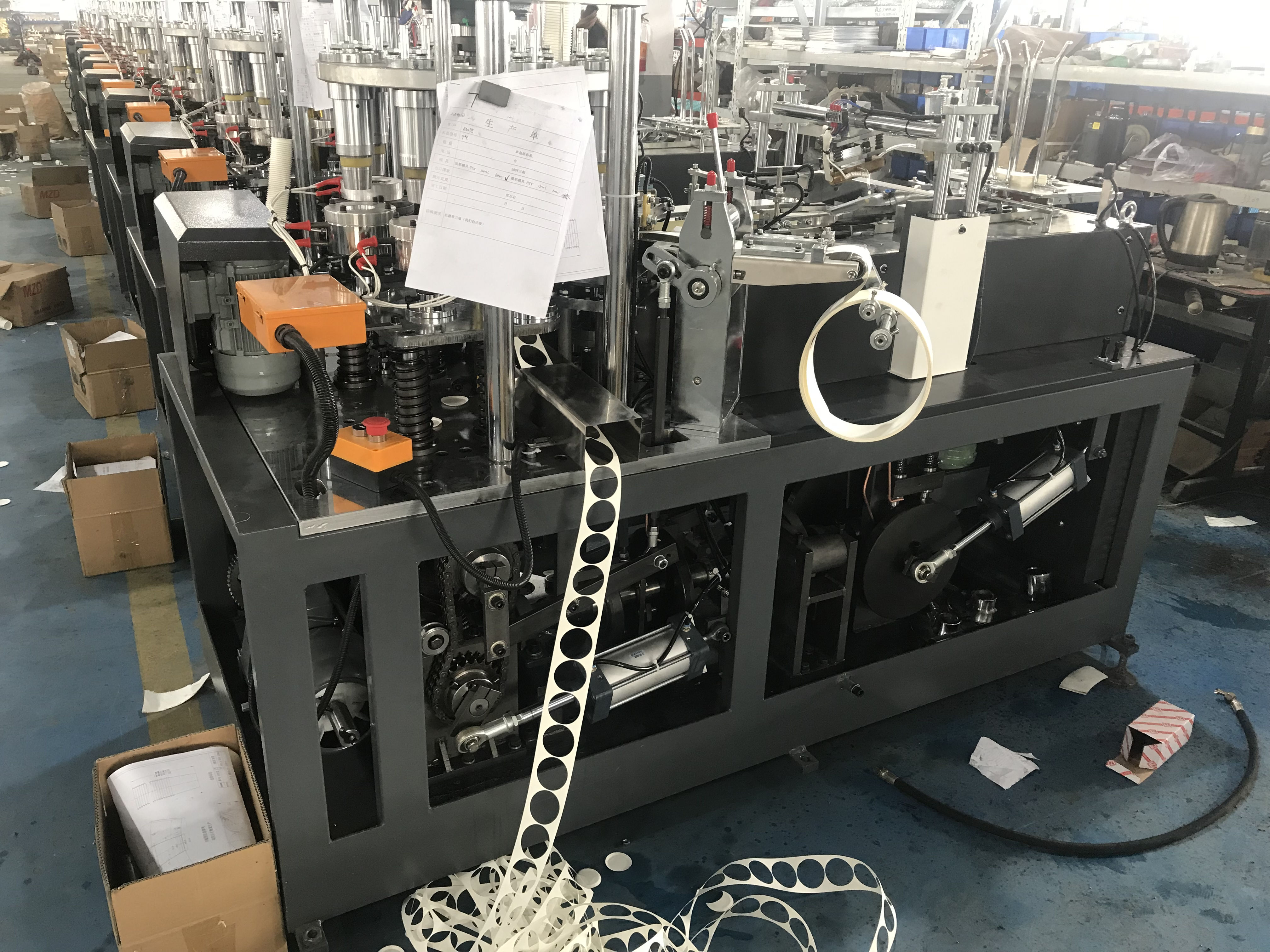 65-85 pcs/min Capacity Fully Automatic Disposable Paper Drinking Cup Forming Machine Gas Source 0.4-0.5m3/min for Market