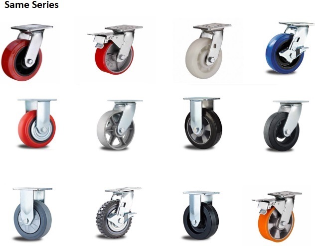 Swivel Aluminium Core PU Caster Heavy Duty