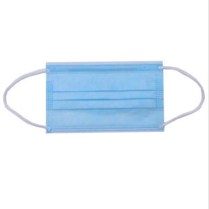 China Adult Blue Disposable Surgical Mask / Valveless Disposable Pollution Mask wholesale