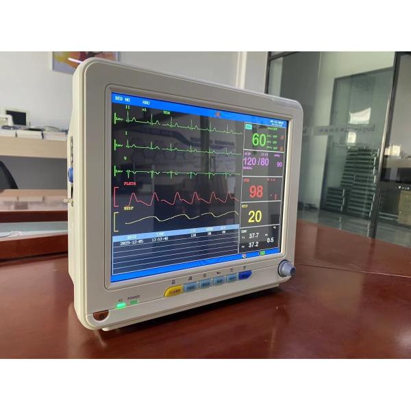TFT LCD Medical Electronic Vital Signs Monitor With ECG SPO2 NIBP And Temp Measurement