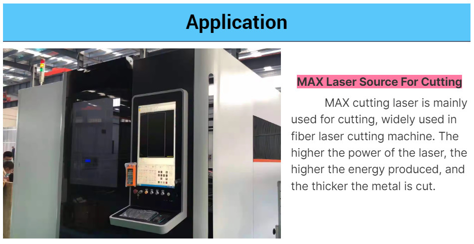 1000W 1500W 2000W 3000W MAX Fiber Laser Source For Cutting Generator CW Single Module For CNC Metal Sheet Machine