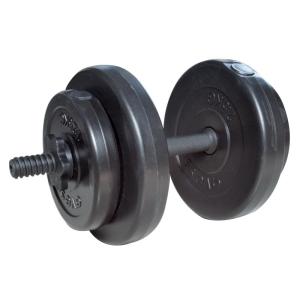 China Gym Rubber Coated Dumbbell Set Barbell 20kgs Unisex Gender Black wholesale