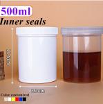 Black Red 250ml 500ml 1000ml Cosmetic ointment Pots PP Cosmetic Jar