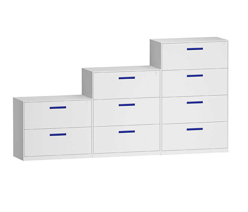 Cold Rolled Steel Office Filing Cabinet 0.6mm Thickness