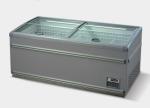 Hot Sale Supermarket Refrigeration Aht type Glass Island Icecream Freezer with