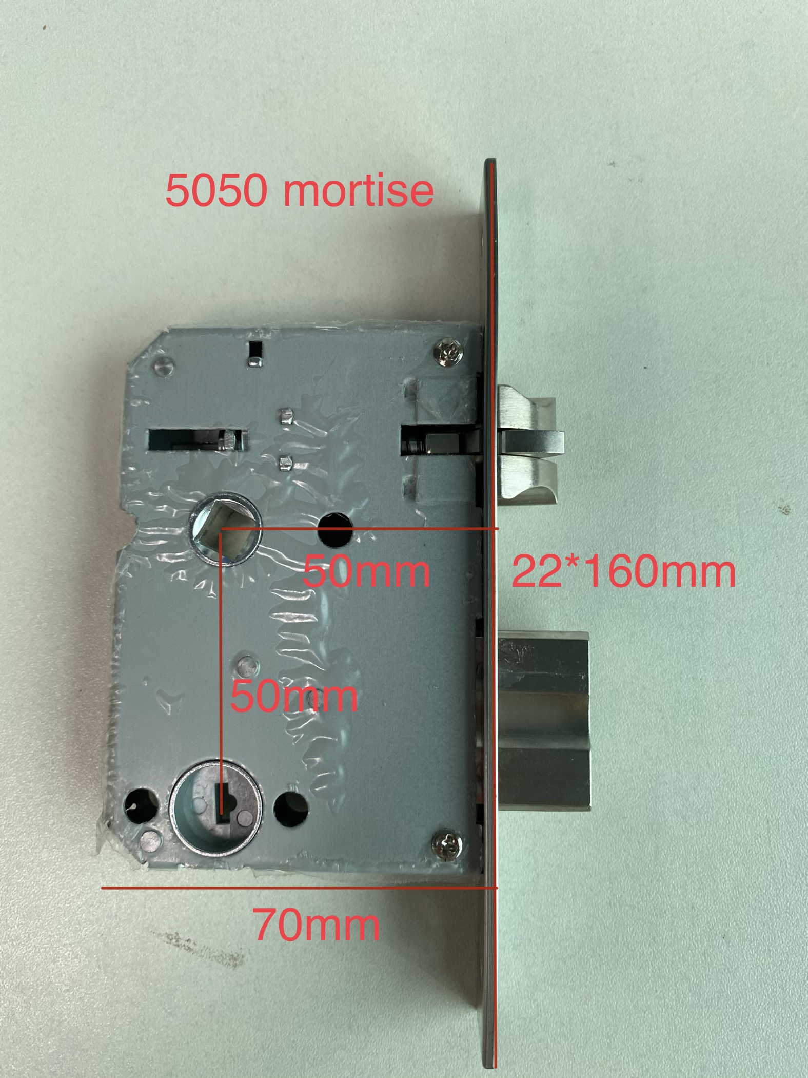 1KG Stainless Steel Door Lock Mortise Electronic Keyless Lock Body for Aluminum Door