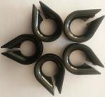 Open Nylon Rope Thimbles Black Plastic Ferrule