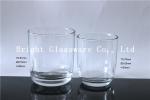Best design cylinder candle holder for home decor, glass cup sale