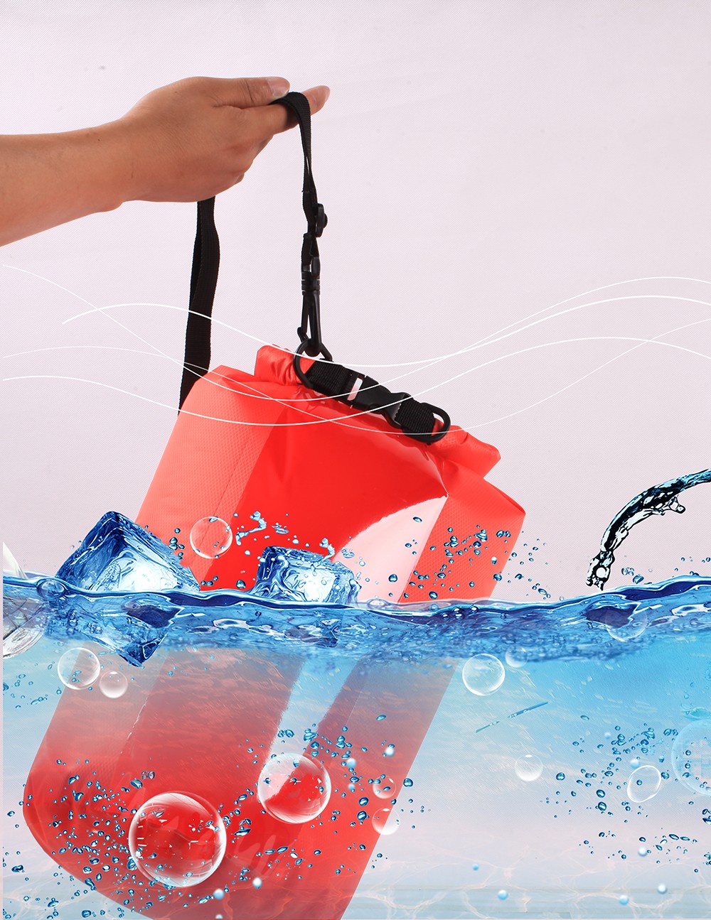 Triathletes 42.5*35cm Open Water Swimming Float Customize Color