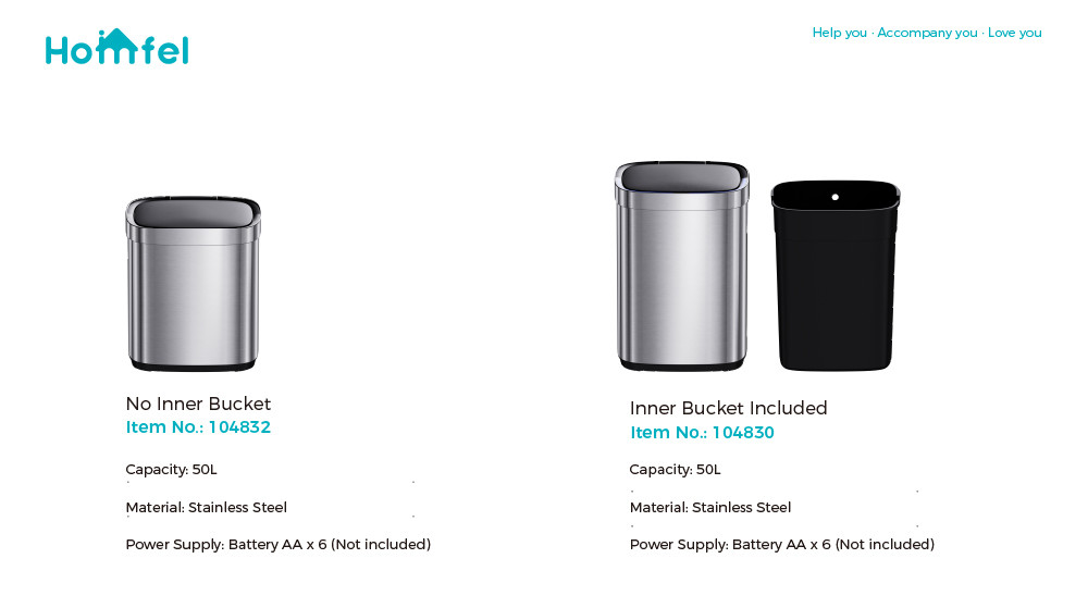Household 65L Touchless Smart Sensor Waste Bin for Office Kitchen Stainless Steel Automatic Garbage Container