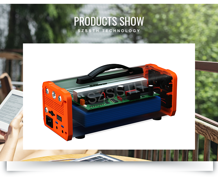 Fast Charging 90000mAh 300W Portable Power Station For Outdoor Camping Tent 220V 110V