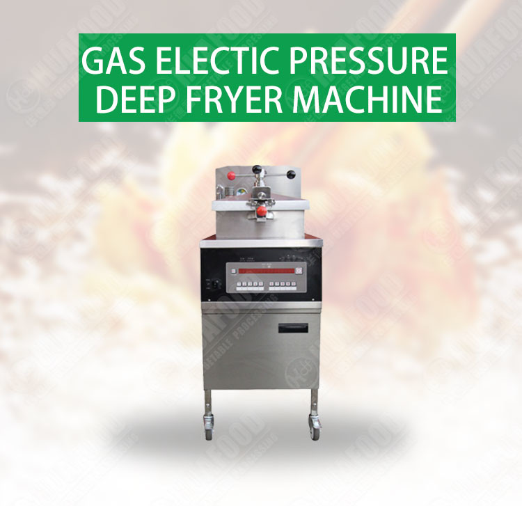 KFC Fast Food Gas Dual Purpose Automatic Fryer Machine Chicken Pressure Fryer
