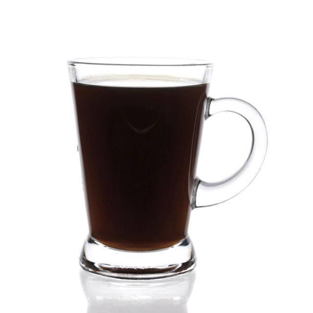 Manufacture Customized Clear Transparent Durabe High Quality Glass 180ML Coffee Cup