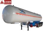 3 Axle LPG Tank Semi Trailer High Pressure Vessel Hydraulic Operating