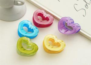 China Candy clear heart grab clip Sweet trumpet hair short shark clip back of head clip girl hair accessories wholesale