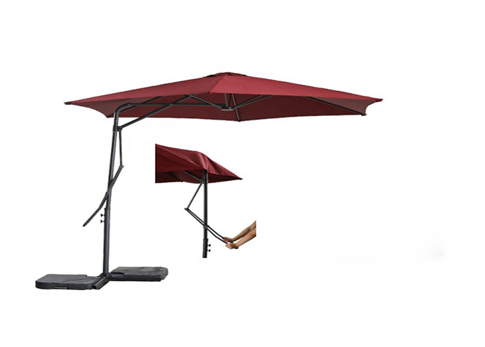 180g Polyester Cafe Garden Outdoor Patio Umbrella Adjustable Sun Shade Umbrella