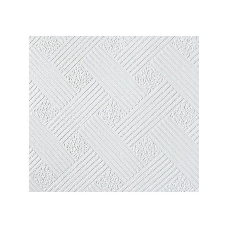 Acoustical PVC Gypsum Suspended Ceiling Tiles for Decoration Material