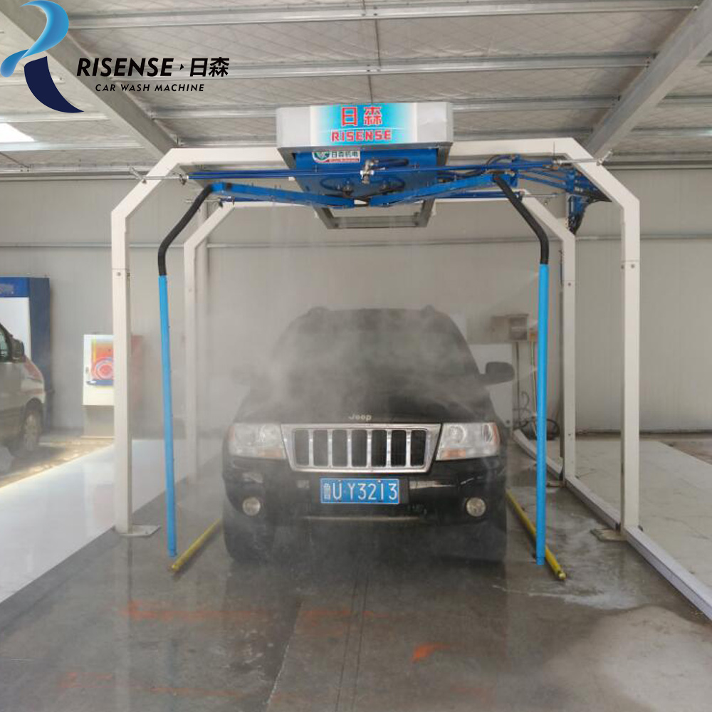 Metal Automatic Touch Free Car Wash Machine With -Chic Design Style
